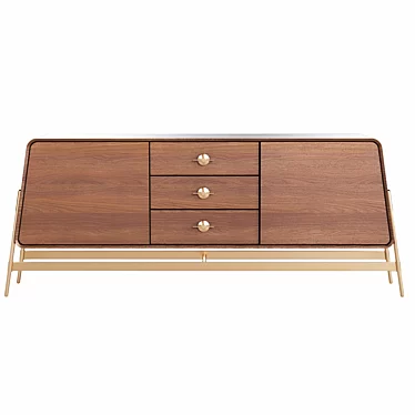 Modern Model Sideboard Holly Furniture 3D model image 1 