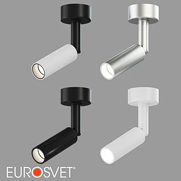 Eurosvet LED Wall Sconce Pin 3D model image 1 