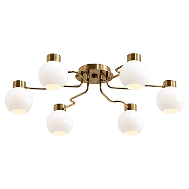 Elegant Citilux Otto Model Chandelier 3D model image 1 