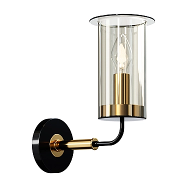 Wall-mounted Light Fixture 3D model image 1 