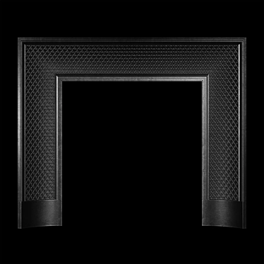 Cast Iron Fireplace Insert Kit 3D model image 1 