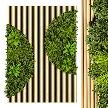 Premium Plant Collection 331: Fitowall Leaf 3D model image 1 