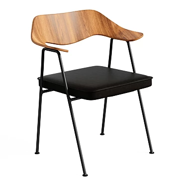 Iconic Robin Day 675 Chair 3D model image 1 