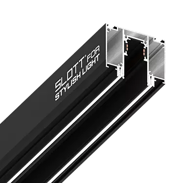 Sliding Track Lighting System 3D model image 1 