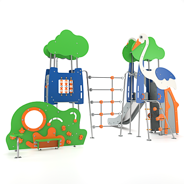 Galopin Minimalist Play Structure 3D model image 1 