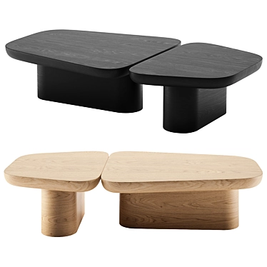 Modern PANGEA Coffee Table: Sleek Elegance 3D model image 1 