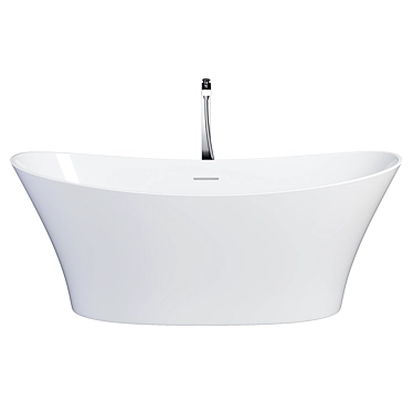 Sleek neoro N50 Freestanding Bath 3D model image 1 