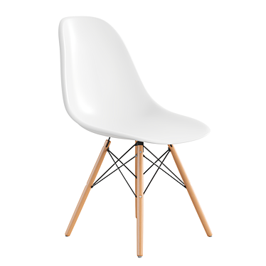 Modern Eames Style Office Chair 3D model image 1 