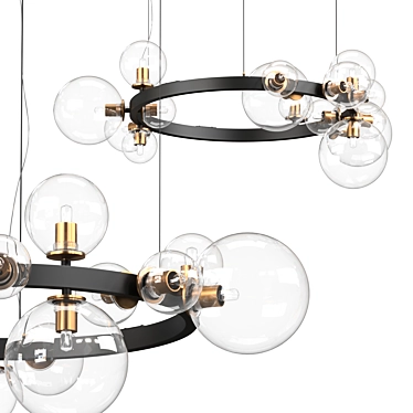 Elegant Vincent Ceiling Light 3D model image 1 