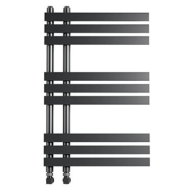 Arezzo Anthracite Heated Towel Rail 3D model image 1 