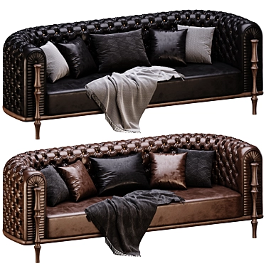 PARSAHOME Esfahan Chesterfield Sofa Modern