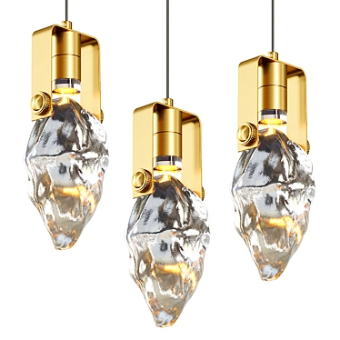 Sleek Bastian Pendant Light 3D model image 1 