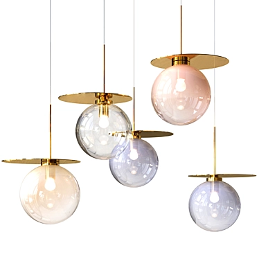 Glamourous Bomma Umbra Pendant Light 3D model image 1 