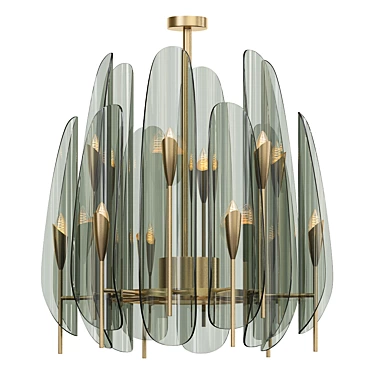 Elegant Max Ingrand Chandelier 3D model image 1 