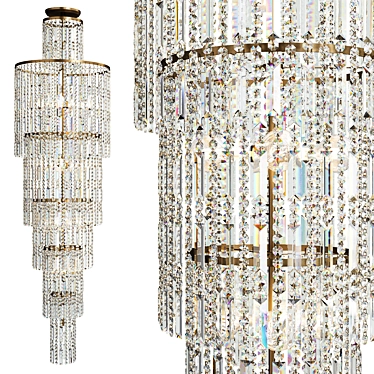 Luxury Chandelier Niagara Edition 3D model image 1 