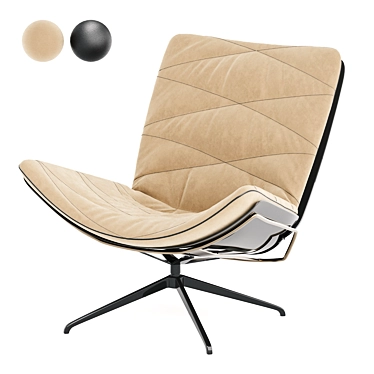 Modern Nest Pure Lounge Chair 3D model image 1 