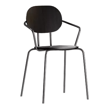 Sleek Modern PIET HEIN Chair 3D model image 1 