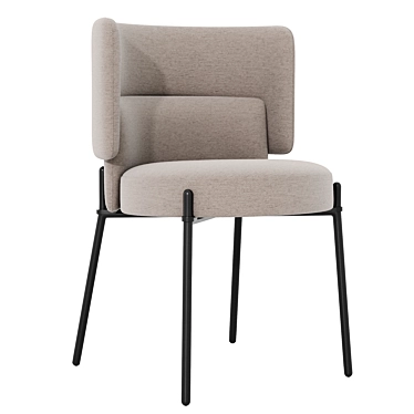 Sophisticated HC28 Mellow Chair 3D model image 1 