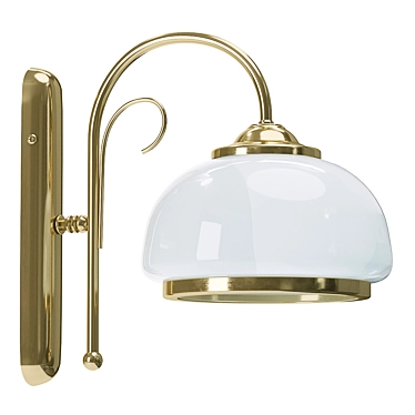 Alfa Paris 2512 Retro Wall Light 3D model image 1 