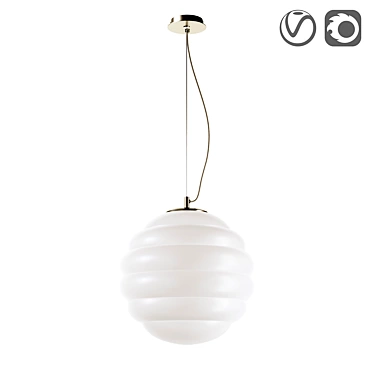 Opal pendant lamp, Arik