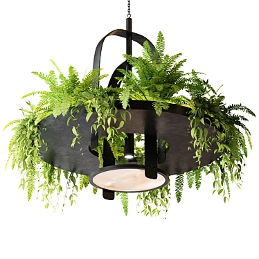 Hanging Plant Light Fixture 3D model image 1 