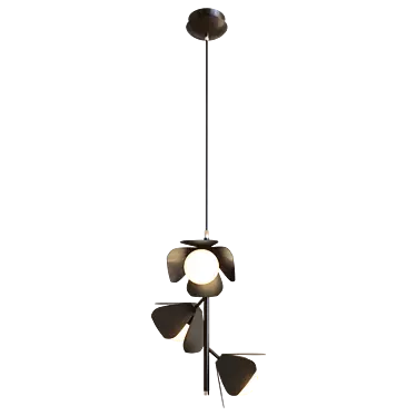 InoDesign Janita Black Pendant Lamp 3D model image 1 