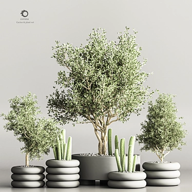 Stylish Indoor Plant Stand 2015 3D model image 1 