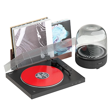 Sony Vinyl Player Package with Wireless Harman/Kardon Audio 3D model image 1 