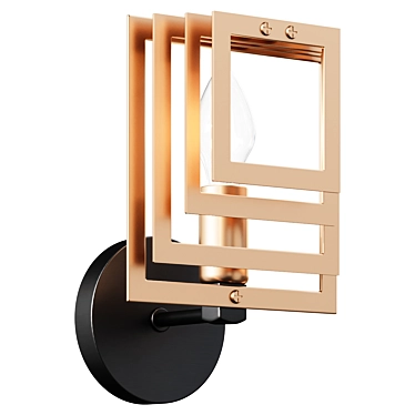 Modern Wall Sconce Light, 19 cm 3D model image 1 