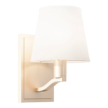 Sleek Wall Sconce Lighting 3D model image 1 