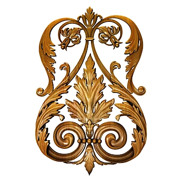 Quad Mesh Ornamental Decor Corona 3D model image 1 