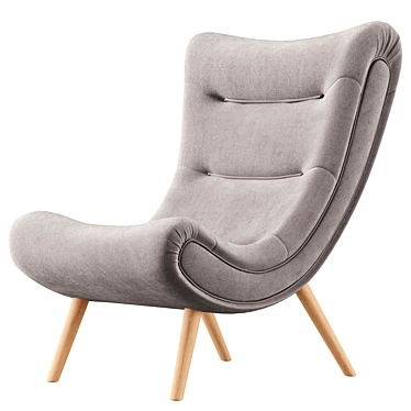  Lounge Chair with Ottoman 3D model image 1 