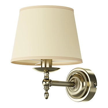 Neoclassical Conical Shade Wall Lamp 3D model image 1 