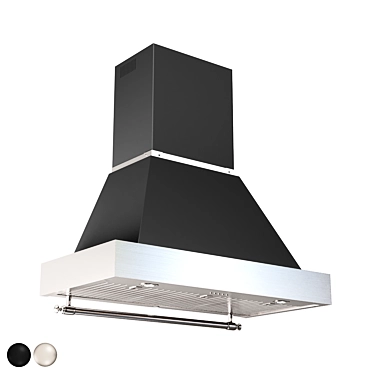 Bertazzoni Heritage Wall Mount Hood 3D model image 1 