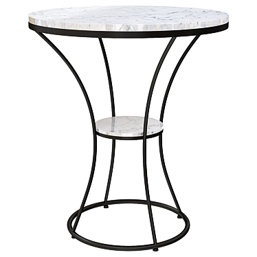 Modern Scandinavian Coffee Table 3D model image 1 