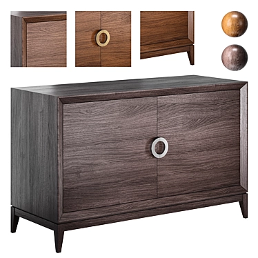 Classico Italiano Toscana 2-Door Chest 3D model image 1 