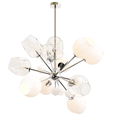 Modern 3D Pendant Light Fixture 3D model image 1 