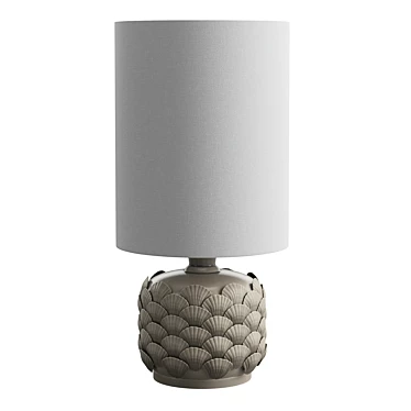 Coastal Elegance Buffet Lamp 3D model image 1 