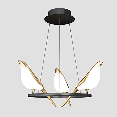 Modern Design Nomi Suspension Lamps 3D model image 1 