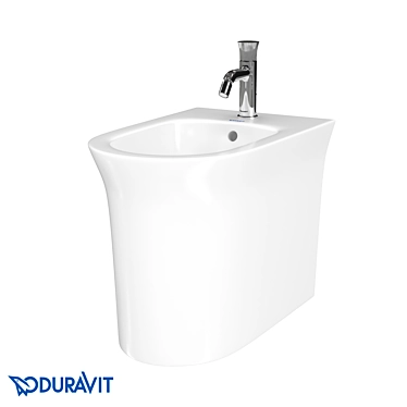 DURAVIT White Tulip Floor Bidet 3D model image 1 