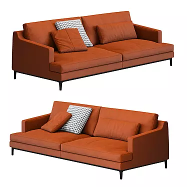 Elegant Bellport Sofa by Poliform 3D model image 1 