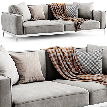 Sleek Flexform Romeo 3D Sofa 3D model image 1 