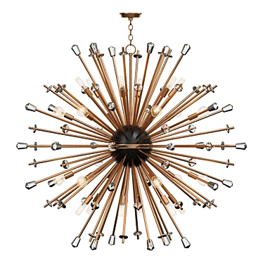 Elegant Liberty 18-Light Chandelier 3D model image 1 