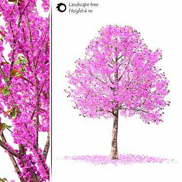 Model Land Scape Tree 3Ds 3D model image 1 