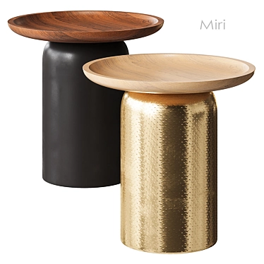 Modern Miri Side Table by West Elm 3D model image 1 