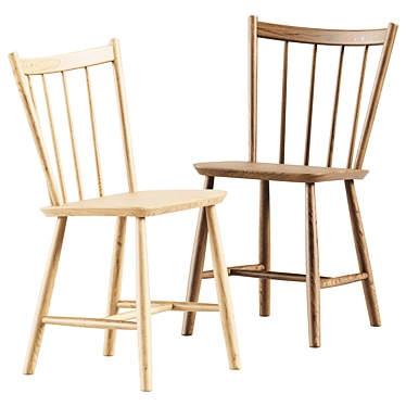 Hay J41 Wooden Chair | 48x46.5x82.5 cm 3D model image 1 