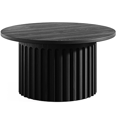 Fluted Coffee Tables Galvin Brothers 3D model image 1 