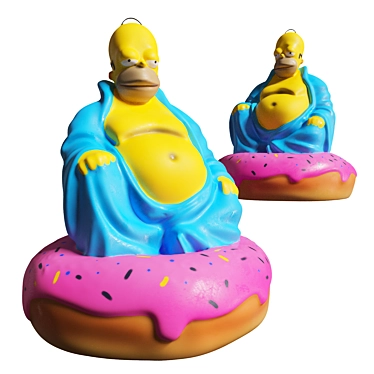 Homer Simpson Sculpture Price 3D model image 1 