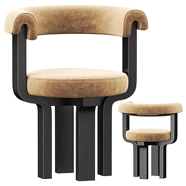 Modern Kana Chair Design Model 3D model image 1 