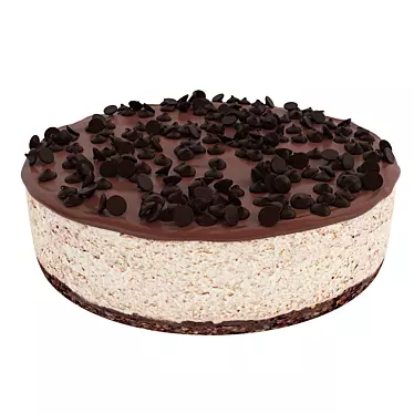 Decadent Espresso Cheesecake Delight 3D model image 1 